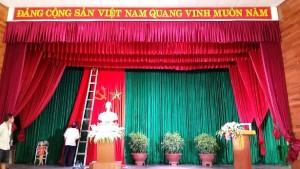 Phông rèm hội trường tại Hà Tĩnh mã PHT103